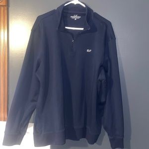 Vineyard Vines Long Sleeve Quarter Zip Polo Sweater